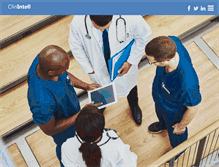Tablet Screenshot of clinintell.com